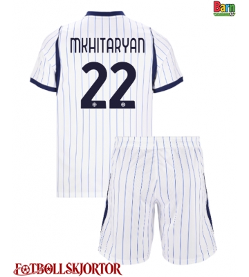 Inter Milan Henrikh Mkhitaryan #22 Borta Kläder Barn 2026-27 Kortärmad (+ Korta byxor)